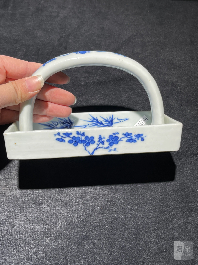 清晚期 青花瓷器一组两件 - 图16